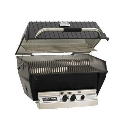 Broilmaster Premium NG Gas Grill Package w/Stainless Steel Cart Base