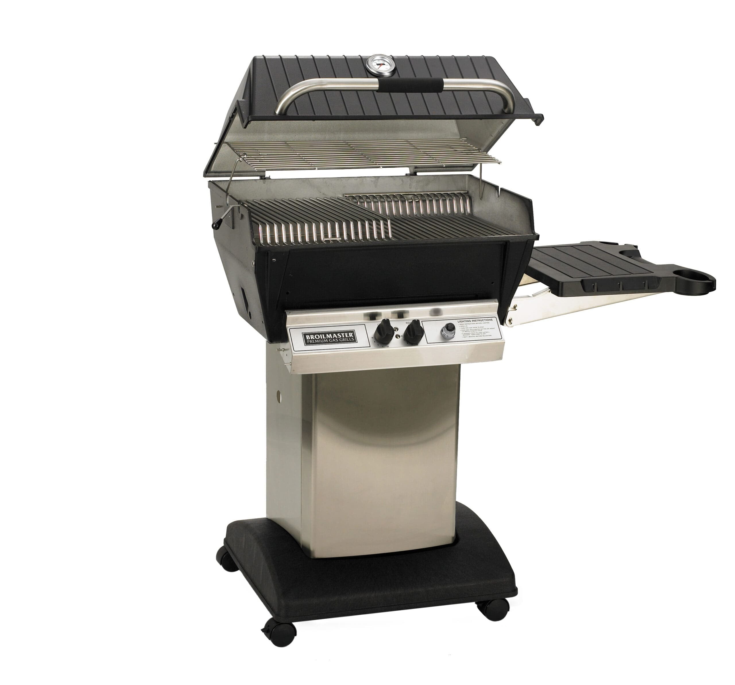 Broilmaster Premium NG Gas Grill Package w/Stainless Steel Cart Base